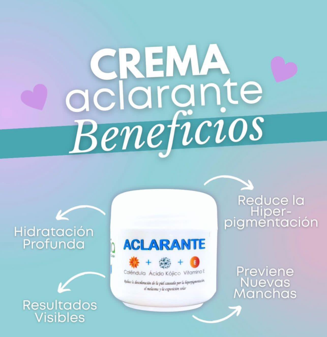 Crema aclarante